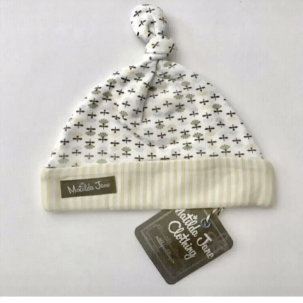 NWT Matilda Jane Knot Beanie Hat 12-24m